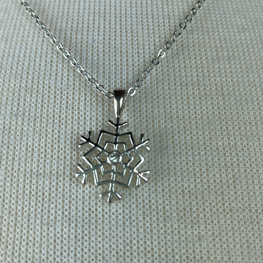 Snowflake Necklace - Picture 2 of 5